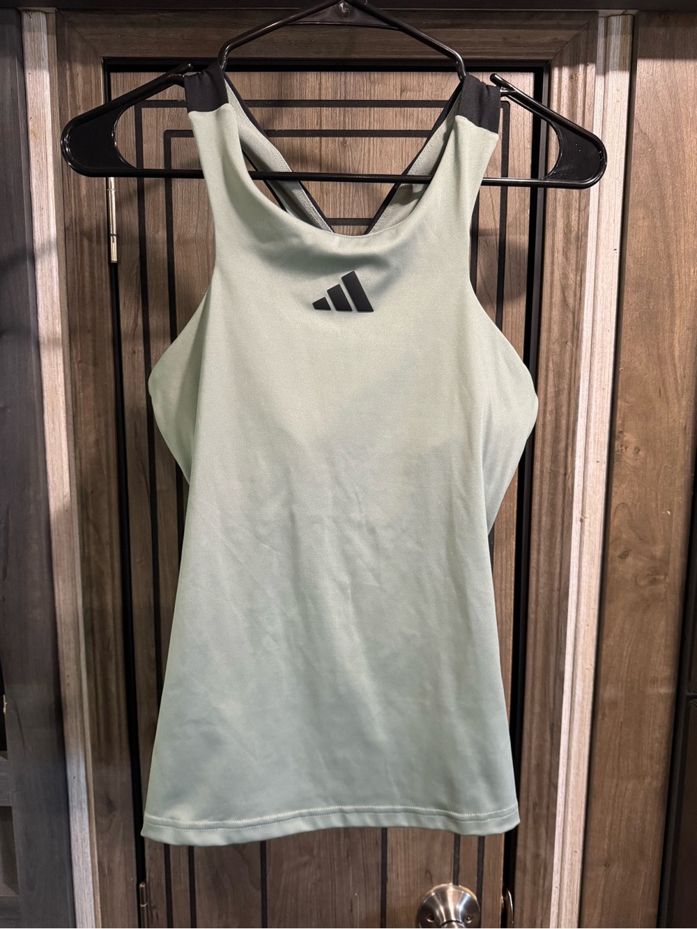 NWOT adidas Women's Light Mint Green & Black Gameset Y Tank